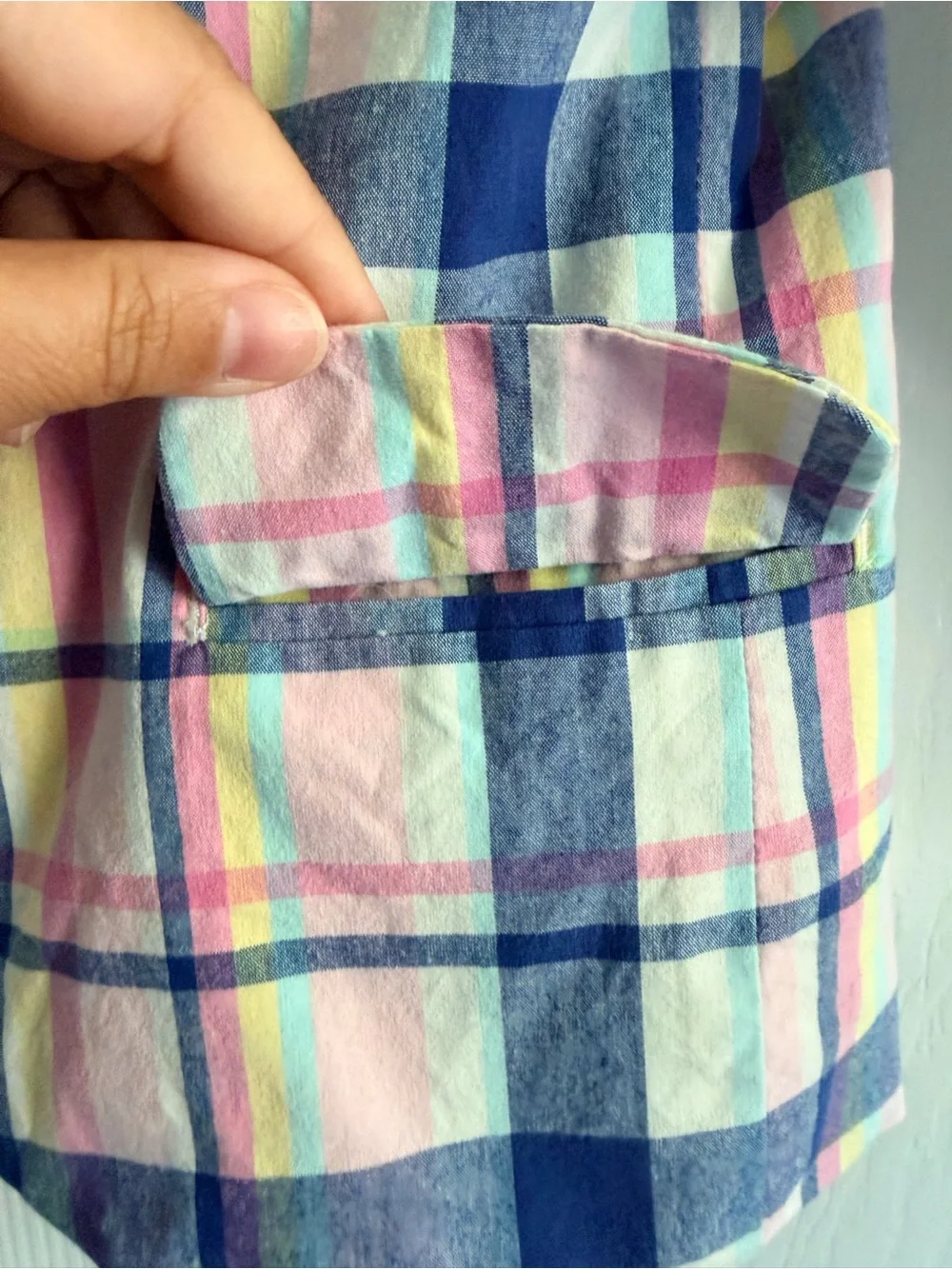 Gymboree Blazer Toddler 4T Pastel Plaid Cotton Stretch Jacket